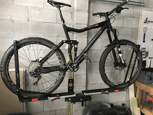bike rack for wall in garage
